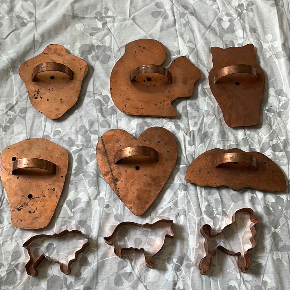 Martha Stewart Vintage Copper Cookie Cutters Set - Picture 2 of 11